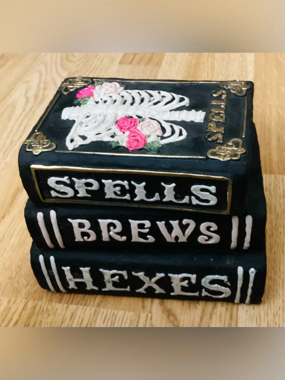 Ashland Decorative Stacked Book Set - Black, Purple & Green - Gothic/Halloween - Picture 4 of 16